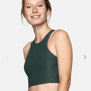 Outdoor Voices Athena Crop Hunter Green Small